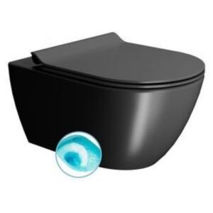 GSI PURA WC závesné 55x36 cm, SWIRLFLUSH, čierna dual-mat (881526)