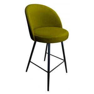 Barová stolička Glamon s kovovými nohami Bluvel 75