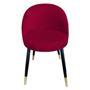 Štýlová čalúnená stolička Glamon s čierno-zlatými nohami Magic velvet 31