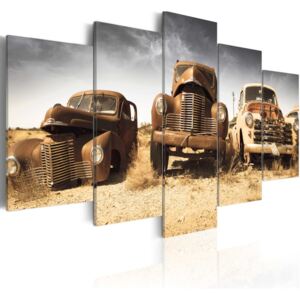 Obraz na plátne Bimago - Cars with soul 100x50 cm