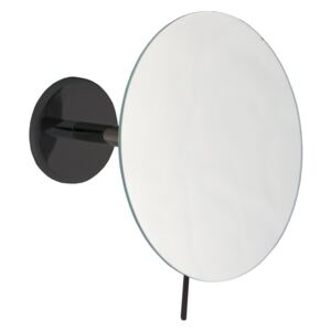 KOZMETICKé ZRKADLá Emco - Kozmetické zrkadlo nástenné, oblé, Ø 180mm, čierna matná 109413302