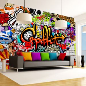 Fototapeta Bimago - Colorful Graffiti 300x210 cm