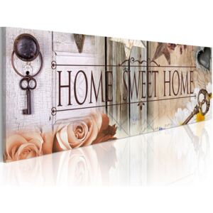 Obraz na plátne Bimago - Keys to Sweet Home 120x40 cm