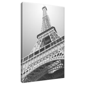 Obraz na plátne Eiffelova veža Black&White 20x30cm 909A_1S