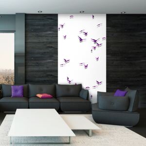 Tapeta - Purple Birds role 50x1000 cm