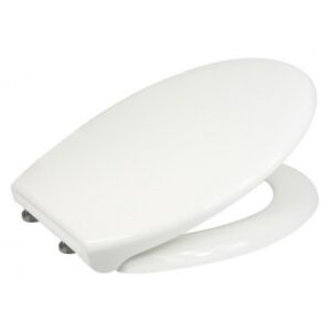 Mereo Samozatváracie WC sedátko, z duroplastu, biele, s odnímateľnými pánty CLICK CSS112S