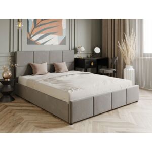 PROXIMA.store - Dizajnová posteľ FABRIZZIO - sivá - 160 Veľkosť postele: Pre matrac 160 x 200 cm