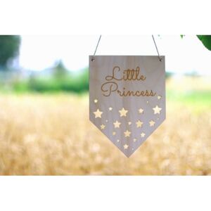 Drevená dekorácia - Little Princess