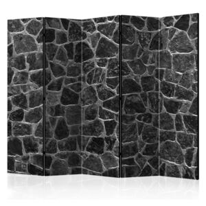 Paraván Black Stones Dekorhome 225x172 cm (5-dielny)