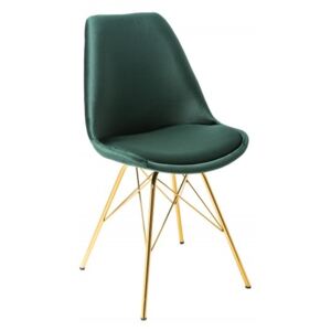 RETRO GOLD stolička, Farba zelená