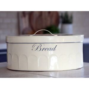 Chic Antique Kovový box na chlieb - krémový