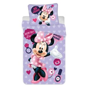 Obliečky Minnie Mouse 12 140x200 70x90 cm Mikrovlákno Jerry Fabrics