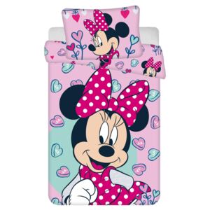 Obliečky do postieľky Minnie Mouse baby 07 100x135 40x60 cm 100% Bavlna Jerry Fabrics