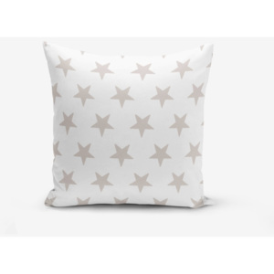 Obliečka na vankúš s prímesou bavlny Minimalist Cushion Covers Light Grey Star Modern, 45 × 45 cm