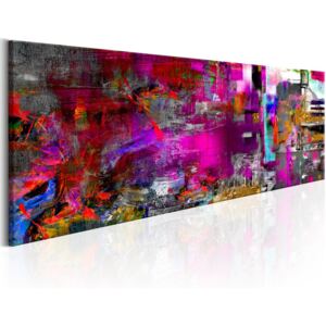 Obraz na plátne Bimago - Purple Orangery 120x40 cm