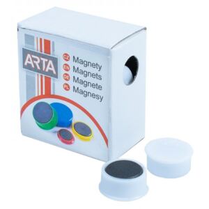 Magnety ARTA průměr 16mm (10ks v balení) biela