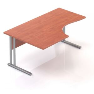Rauman ergonomický stôl Visio 160 x 100 cm, ľavý calvados