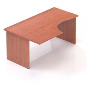 Rauman ergonomický stôl Visio 160 x 100 cm, ľavý calvados