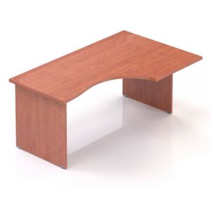 Rauman ergonomický stôl Visio 160 x 100 cm, pravý calvados