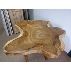 Stôl jedálenský TROPIC 1. z exotického dreva, 140 cm