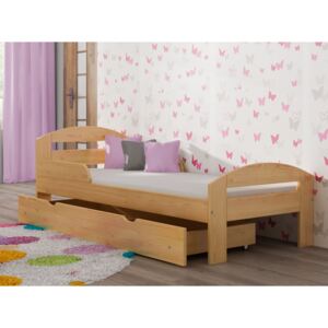 MAXMAX Detská posteľ z masívu MIKO - 180x80 cm