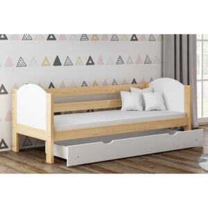 MAXMAX Detská posteľ z masívu VIKI (2) - 160x80 cm