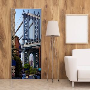 Fototapeta na dvere Bimago - New York: Bridge 70x210 cm