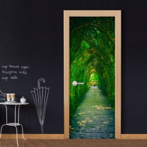 Fototapeta na dvere Bimago - Green Corridor 70x210 cm