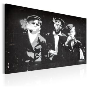 Obraz na plátne Bimago - Street Gang (Retro style) 60x40 cm