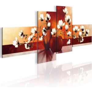 Obraz na plátne Bimago - Magnolia 100x45 cm