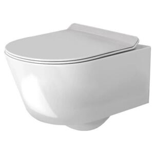 REA Tores - závesná WC misa 49x36 s pomaly-padajúcim sedátkom, biela, REA-C1001