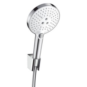 Hansgrohe Raindance Select S - Ručná sprcha 120 Porter, súprava 1,60 m, biela/chróm 26721400