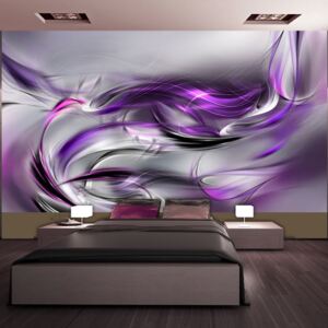 Fototapeta Bimago - Purple Swirls II 500x280 cm