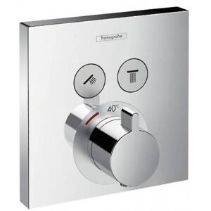 Hansgrohe Shower Select - Termostat pod omietku na 2 spotrebiče, chróm 15763000