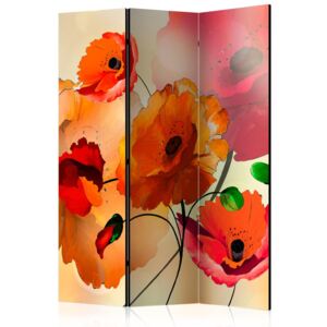 Paraván Bimago - Velvet Poppies 135x172cm