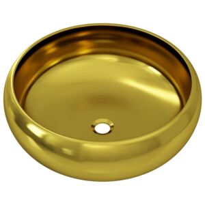 Umývadlo keramické/40x15 cm-zlaté