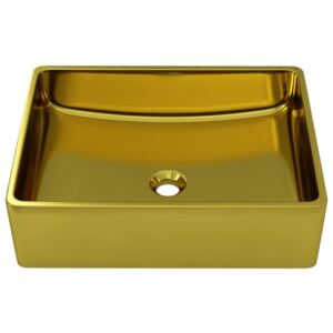 Umývadlo keramické/41x30x12 cm-zlaté