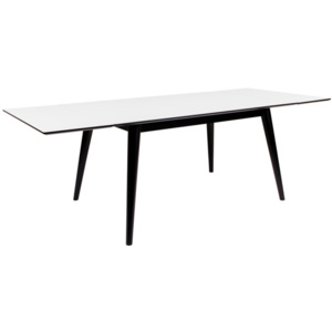 Rozťahovací stôl Ronald 230, čierny / biely