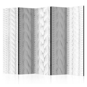 Paraván Bimago - White Knit 225x172cm