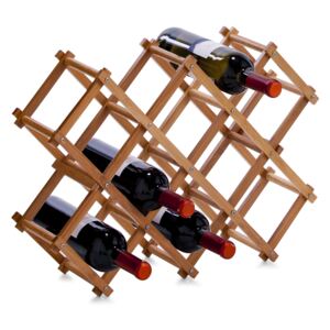 Zeller, Stojan na víno, skladací 13567 (bambusový stojan na víno)