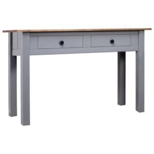 Konzolový stôl, sivý 100x40x73 cm borovicový masív Panama Range