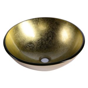 SAPHO - SHAY sklenené umývadlo priemer 42 cm (2501-22)