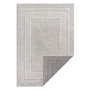 Sivo-biely vonkajší koberec Ragami Berlin, 200 x 290 cm