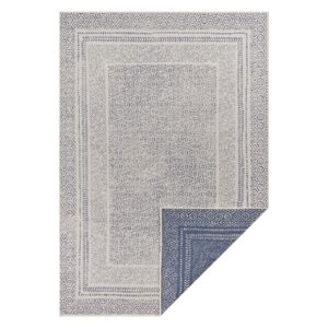 Modro-biely vonkajší koberec Ragami Berlin, 120 x 170 cm