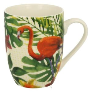 Porcelánový hrnček Duo Gift Flamingo, 375 ml