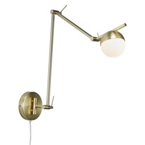 Nordlux CONTINA | dizajnová nástenná lampa Farba: Mosadz