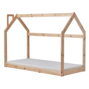 Detská drevená posteľ v tvare domčeka Pinio House, 206 × 150 cm