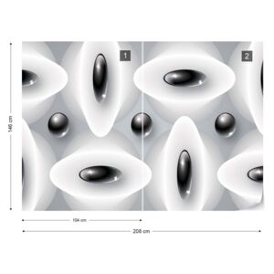 Fototapeta GLIX - 3D Abstract Pattern Vliesová tapeta - 208x146 cm