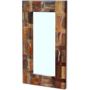 Zrkadlo drevo/80 x 50 cm