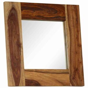 Zrkadlo masív drevo/50x50 cm